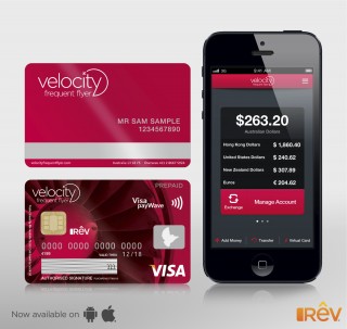 The Velocity Global Wallet Card & App - Photo: Rev