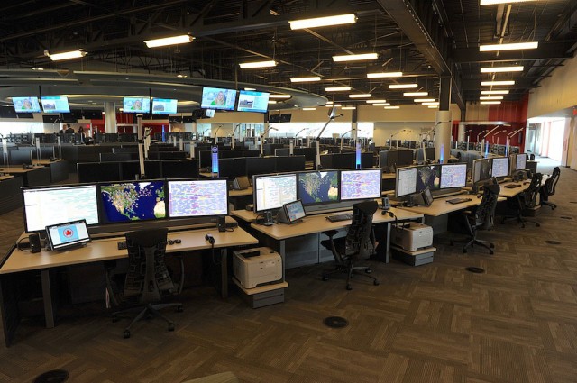 Air Canada's new global Operations Centre in Brampton, Ontario