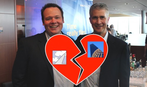 Me and United CEO Jeff Smisek hanging out in 2011 during better times.