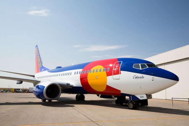 It was dark out and I was rushing to get to my Southwest flight, so I wasn't able to take a photo. Image: Stephen M. Keller / Southwest Airlines