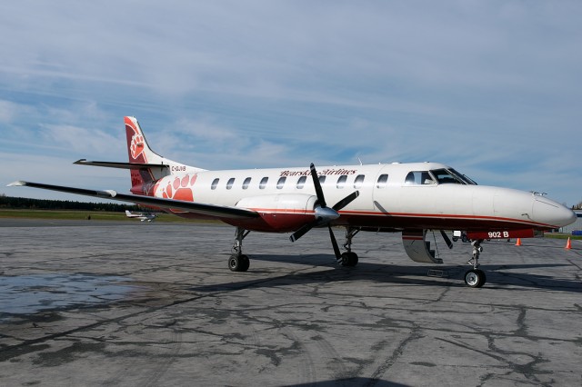 C-GBVY, the Bearskin Airlines Fairchild Metroliner 23 that I flew on. 