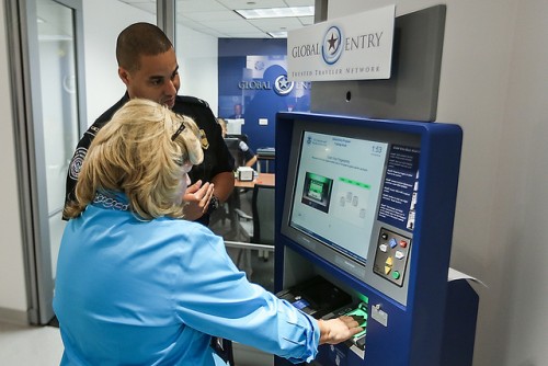 Global Entry. Image: Josh Denmark / US Customs & Boarder Patrol.