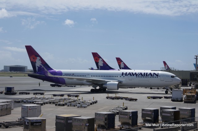 An Hawaiian Airlines Boeing 767-300 in Honolulu - Photo: Mal Muir | AirlineReporter.com