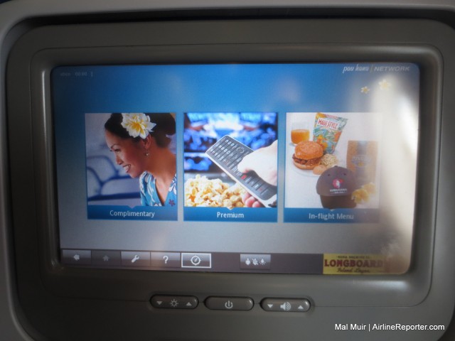 Not all your entertainment is free onboard Hawaiian, the IFE does come at a cost for most options - Photo: Mal Muir | AirlineReporter.com