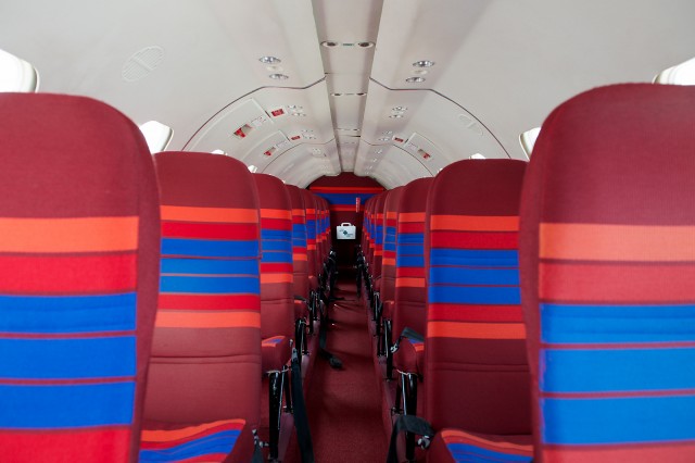 The Cabin of a Fairchild Metroliner 23 Photo by Bernie Leighton | Airlinereporter