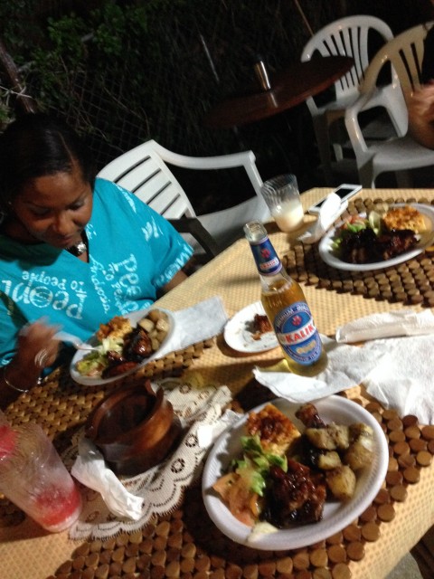 Quick shot of our main course before we devoured it - Photo: Blaine Nickeson | AirlineReporter.com