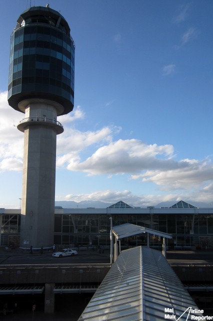 Vancouver's Unique Tower dominates the airport skyline - Photo: Mal Muir | AirlineReporter.com