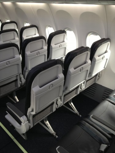 Here are the new Recaro seats on Alaska Airline's Boeing 737-900ER. Image by Alaska.