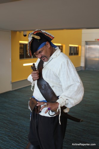 Yes. A pirate in the airport welcomed me to The Bahamas. How cool is that?