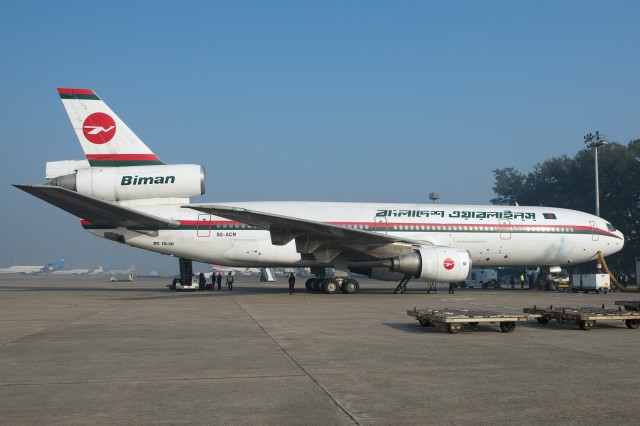 S2-ACR on the ramp at Hazrat Shahjalal International Airport. Photo - Bernie Leighton | AirlineReporter.com