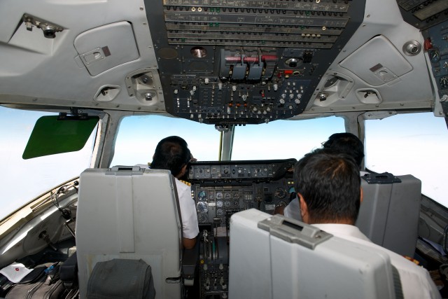 S2-ACR's flight deck. Photo - Bernie Leighton | AirlineReporter.com