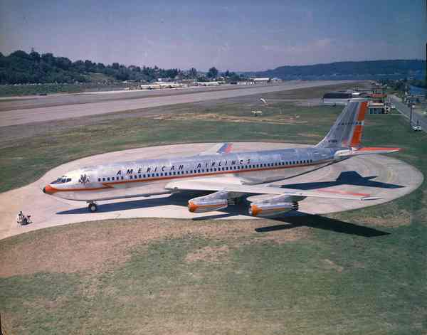 An American Airlines Boeing 707. Image: The Boeing Company