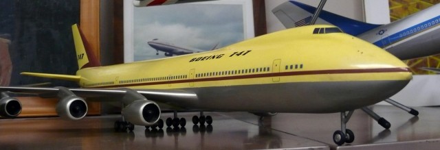  An early design model of the Boeing 747 at the Boeing Corporate Archives. Image by: Chris Sloan / Airchive.com