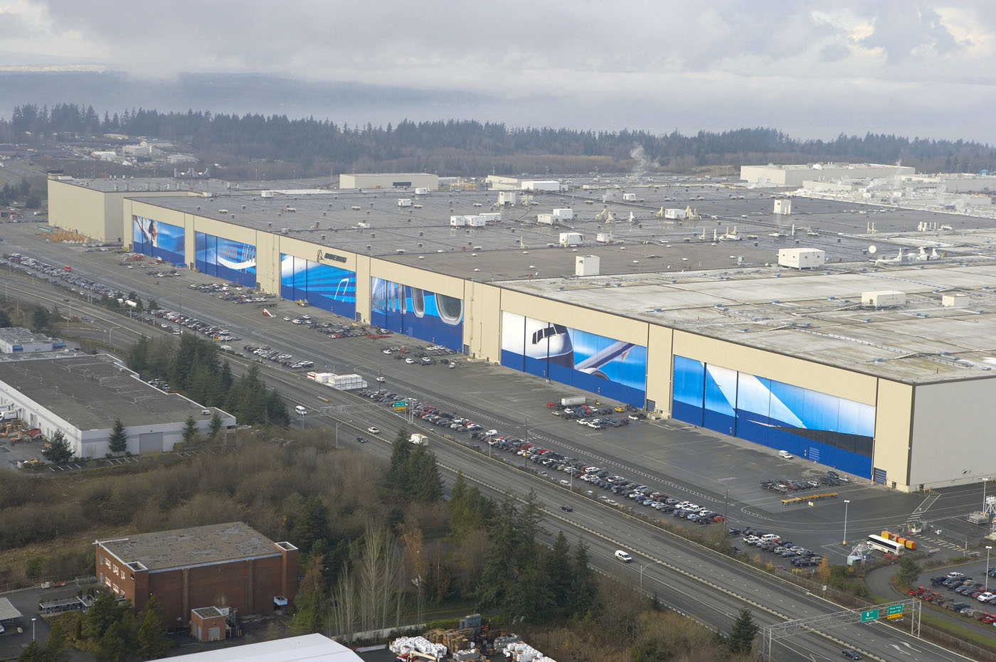 Boeing's Everett Factory. Image: Airchive.com