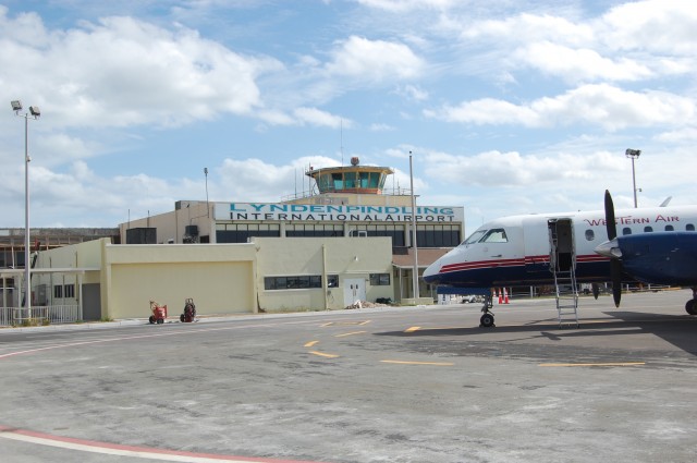 Old NAS International Terminal, just closed days before my visit - Photo: Blaine Nickeson | AirlineReporter.com