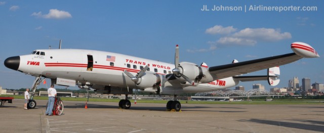 The Star of America seen at the Kansas City Downtown Airport preparing for engine runs. Photo: JL Johnson