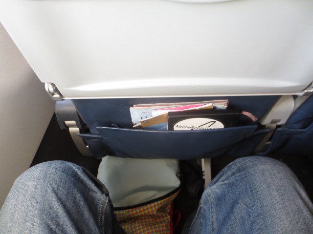 The Legroom on a US Airways Airbus A321 is not all that bad - Photo: Mal Muir | AirlineReporter.com