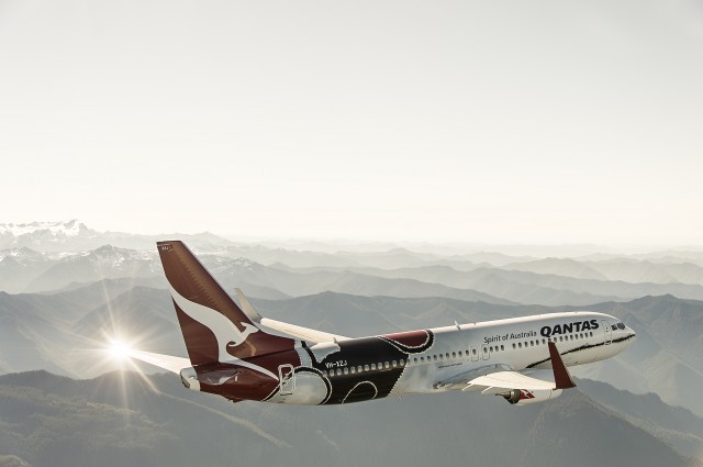 Qantas's newest Flying Art Livery ’œMendoowoorrji’  - Photo: Qantas