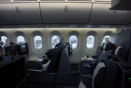 BusinessFirst seats in United's Boeing 787 Dreamliner. Image by Chris Sloan / Airchive.com