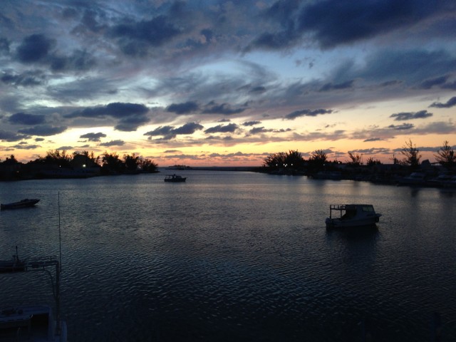 My view from dinner - not too shabby - Photo: Blaine Nickeson | AirlineReporter.com