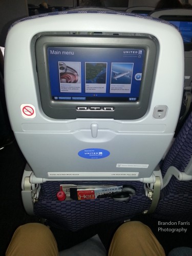 I had ample legroom in my Economy Plus seat. Photo: Brandon Farris