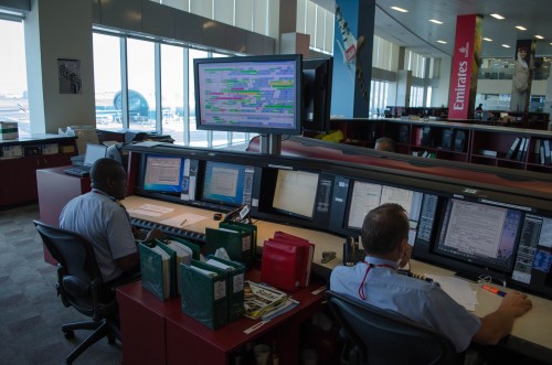 Emirate Airline's Network Control at DXB. Image: Jason Rabinowitz.