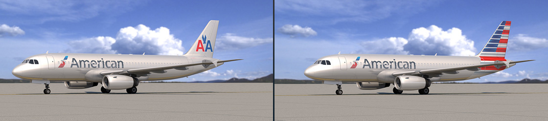Do you like the #NewAmerican or the #NewNewAmerican livery? Image: American