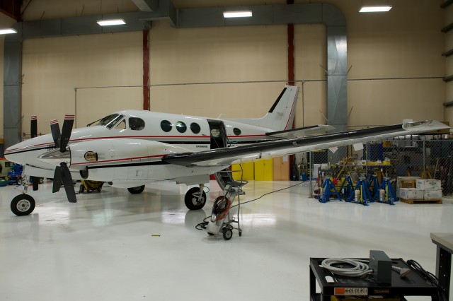 Honeywell's Beech King Air C90. Photo by Bernie Leighton | AirlineReporter.com