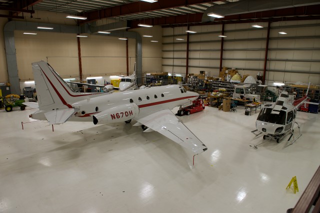 The Honeywell Hangar. Photo by Bernie Leighton | AirlineReporter.com