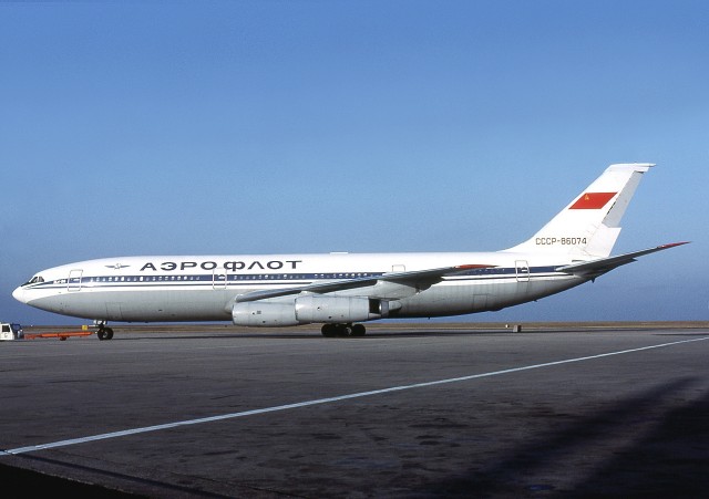 One of the few IL-86s produced at Paris' CDG Photo by Michel Gilliand