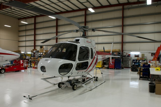 A Honeywell powered AS350. Photo by Bernie Leighton | AirlineReporter.com