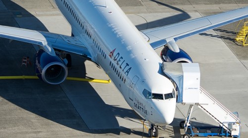 The Spirit of Seattle seen from the air. Image: Bernie Leighton