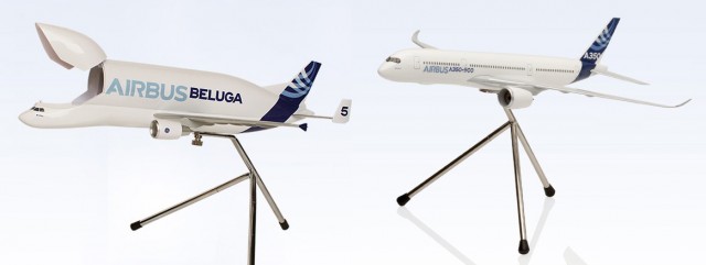 Who wouldn't want an Airbus Beluga or A350XWB model? Photos: Airbus