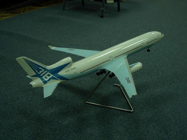 This is the AN-318. Yes, it is more or less an L1011 with winglets.  Photo and Model by Antonov OKB