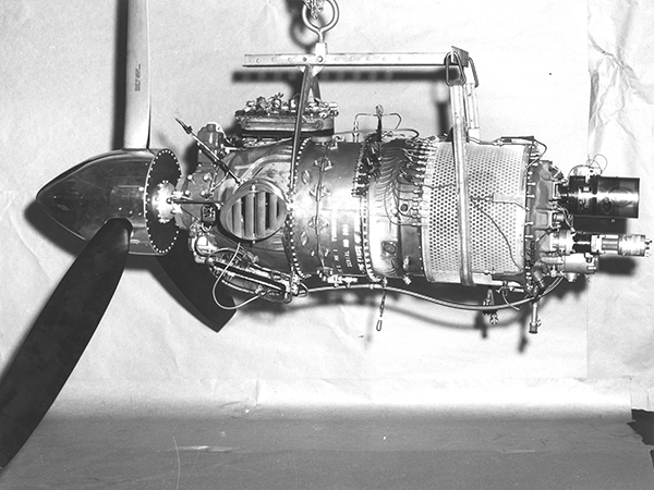 The First Production PT6 in December, 1963. Photo: Pratt & Whitney Canada