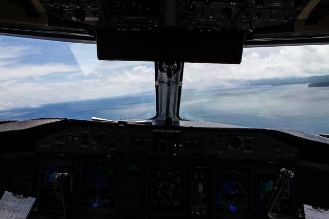 The front office view of the Bismarck Sea. Photo by Jacob Pfleger. 