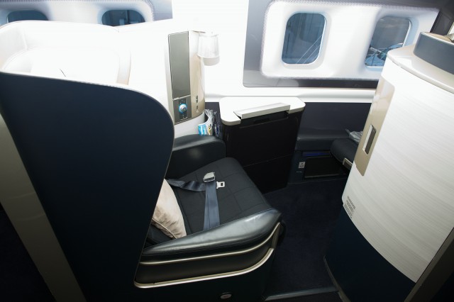 The British Airways Prime First class seat. Photo by Bernie Leighton | AirlineReporter.com