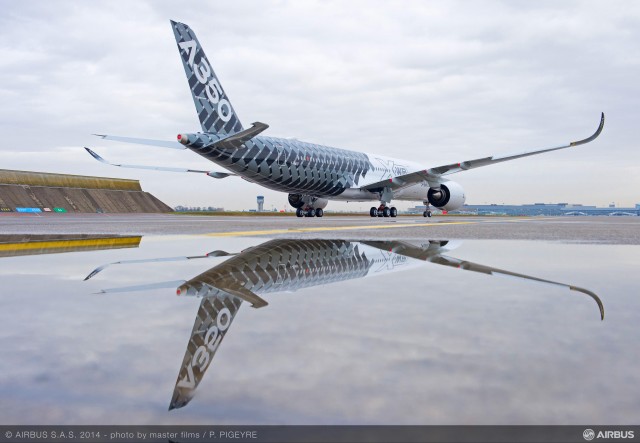 This livery looks as good coming as going. Photo: Airbus