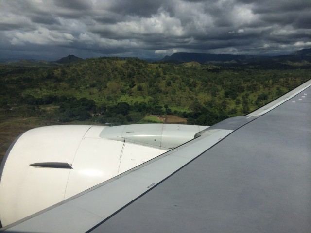 Final approach into Port Moresby, Jacksons International Airport. Photo by Bernie Leighton | AirlineReporter.com
