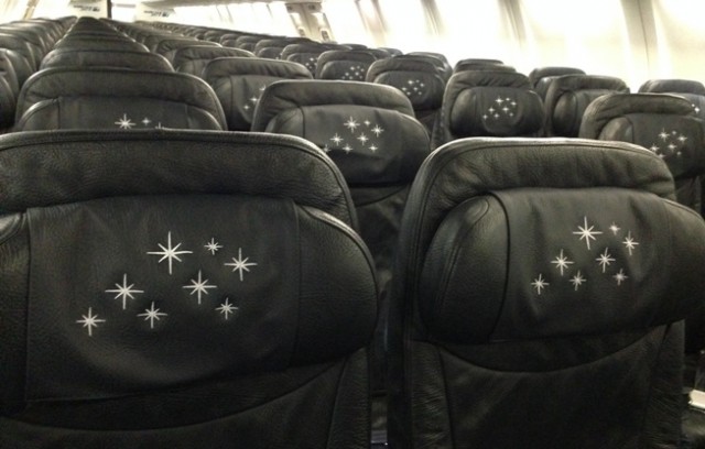 Even the inside of the aircraft gets special Disney treatment. Photo: WestJet