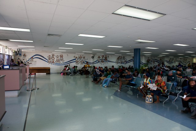 The domestic departures hall at Jacksons International Airport. Photo by Bernie Leighton | AirlineReporter.com