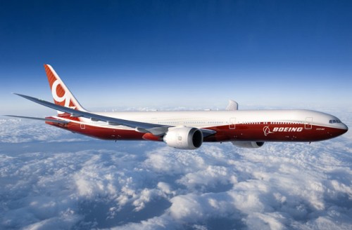 Image and info from Boeing: SEATTLE, Jan. 4, 2014 /PRNewswire/ -- Boeing's (NYSE: BA) contract extension offer was approved today by members of the International Association of Machinists & Aerospace Workers District 751 (IAM). Under the terms of the eight-year contract extension, the 777X and its composite wing will be built in the Puget Sound area by Boeing employees represented by the IAM. This work includes fuselage build, final assembly and major components fabrication such as interiors and wires. "Thanks to this vote by our employees, the future of Boeing in the Puget Sound region has never looked brighter," said Boeing Commercial Airplanes President and CEO Ray Conner. "We're proud to say that together, we'll build the world's next great airplanethe 777X and its new wing — right here. This will put our workforce on the cutting edge of composite technology, while sustaining thousands of local jobs for years to come."
