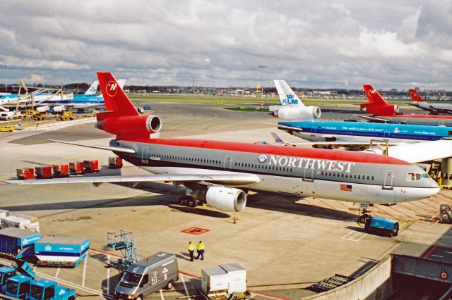 A veritable cornucopia of Trijets in Amsterdam: Photo - Ken Fielding. 