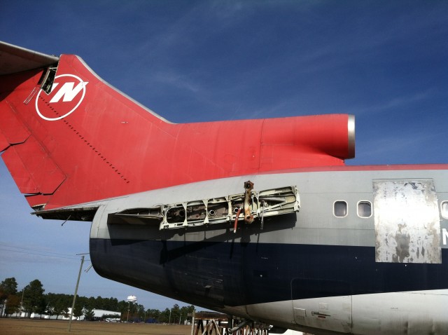 Northwest 727 tail section - Photo: Andrew Vane
