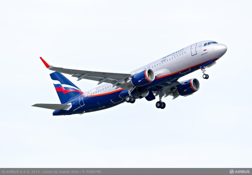 Photo & Press Release from Airbus... Aeroflot, Russian national carrier, has taken delivery of its first A320 aircraft equipped with sharklets, becoming the first in Russia to benefit from these new fuel saving wing tip devices. Aeroflot"s A320, powered by CFM56 engines, features a comfortable two class cabin, seating 158 passengers with 8 in business class and 150 in economy. The aircraft is named after a famous Russian chemist Alexander Butlerov. Sharklets are newly designed wing-tip devices that improve the aircraft"s aerodynamics and cut the airline"s fuel burn and emissions by up to four per cent on longer sectors. They are made from light-weight composites and are 2.4 meters tall. Aeroflot was the first airline in Russia to operate the A310, with an entry into service in 1992, as well as the first to operate the A320 Family in 2003. The airline is operating the biggest Airbus fleet in the region with 90 A320 Family aircraft and 22 A330 Family aircraft