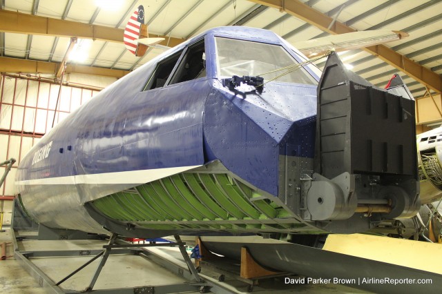 Boeing SST Mock up in the Museum of Flight Restoration Center