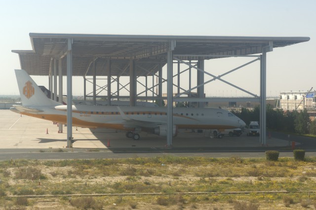 An example of the executive jet verandas at Kuwait International Airport. Photo - Bernie Leighton  |AirlineReporter.com