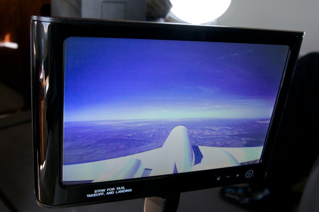In Seat IFE. Photo - Bernie Leighton | AirlineReporter.com