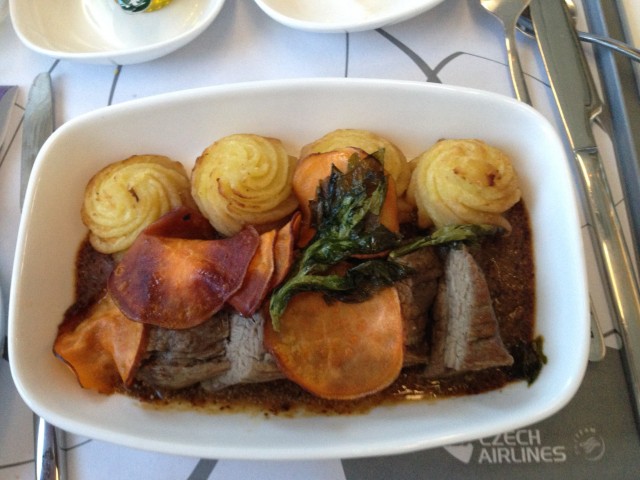 The steak course. Photo - Jacob Pfleger 