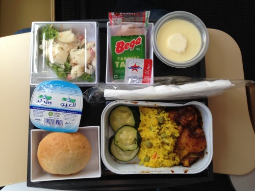 Lunch Service, while quality is good the poriton size could be larger photo: Jacob Pfleger | AirlineReporter  